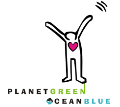Planet Green Ocean Blue